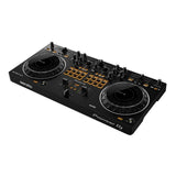 Pioneer DJ Scratch Style 2 Channel Black Controller and Stand for Booth Bundle