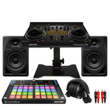 Pioneer DJ DDJ REV1 Scratch Style DJ Controller and 4 Inch Speakers Bundle