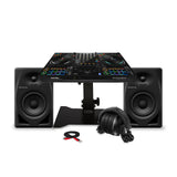 Pioneer DJ DDJ FLX10 4 Deck and 4 Channel DJ Controller with DJ Stand Bundle