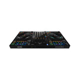 Pioneer DJ DDJ FLX10 4 Deck and 4 Channel DJ Controller with DJ Stand Bundle