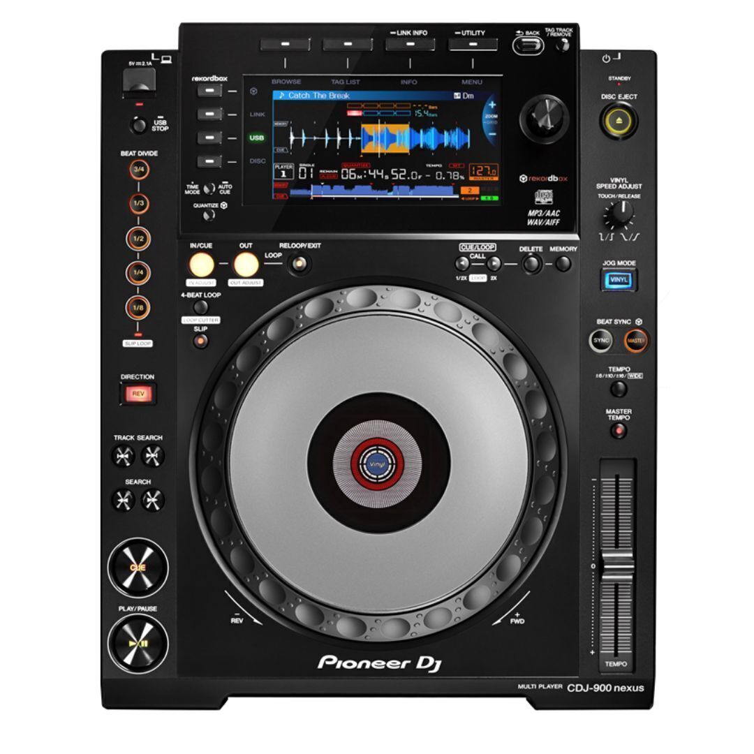 Pioneer DJ CDJ 900NXS Performance DJ Black Multi Player 2 Pack Bundle