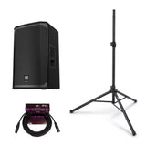 Electro-Voice EKX 12P 12 Inch 2 Way 1500W Powered Black Loudspeaker Bundle