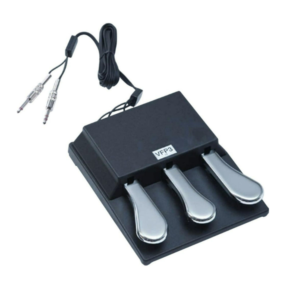 Studiologic VFP 3 15 Triple Piano Style Closed Polarity Black Sustain Pedal