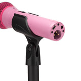 Samson Q2U USB and XLR Handheld Pink Dynamic Microphone and Shock Mount Bundle