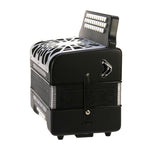 Hohner Compadre FBbEb Musica Tipica Series Accordion with Gig Bag (Black) (Open Box)