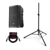 Electro-Voice ELX200-10P 10 inch 1200W 2-Way Powered Speaker Bundle