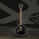ESP LTD EC 256 Eclipse 6 String Black Electric Guitar with Mahogany Body Bundle