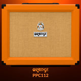 Orange Amps PPC112 60W Guitar Speaker Cabinet with 3ft Speaker Cable (2 Items)