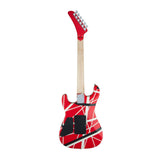 EVH Striped Series 5150 6 String Right Hand Red Black and White Electric Guitar