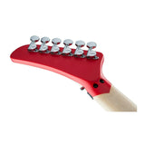 EVH Striped Series 5150 6 String Right Hand Red Black and White Electric Guitar