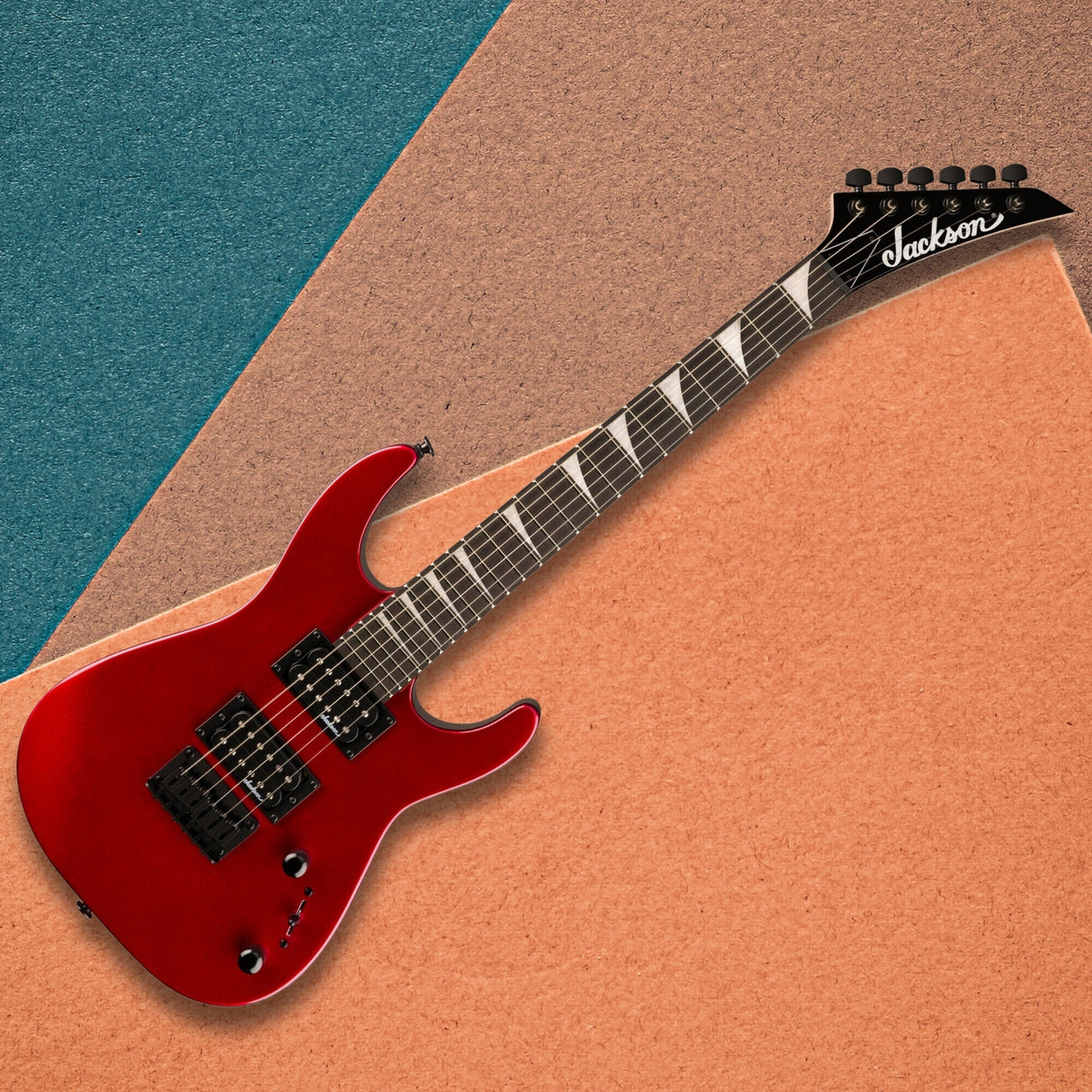 Jackson JS Series Dinky Minion JS1X 6 String Metallic Red Electric Guitar Bundle