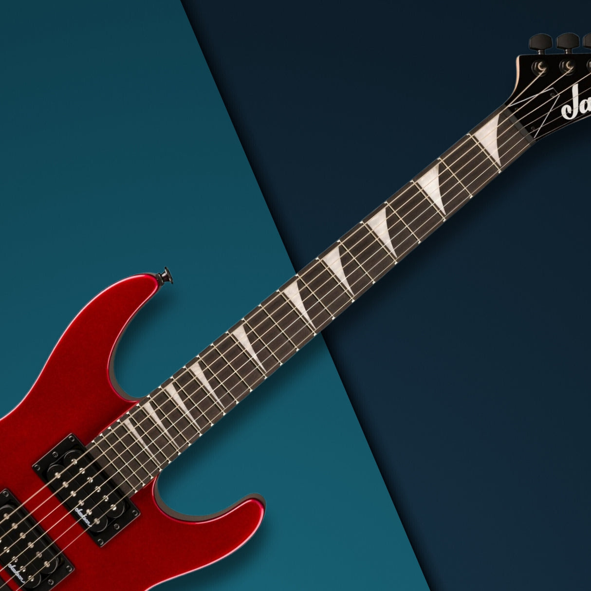 Jackson JS Series Dinky Minion JS1X 6 String Metallic Red Electric Guitar Bundle