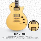 ESP LTD EC-256 Vintage Gold Satin Electric Guitar with Guitar Fit Case (2 Items)