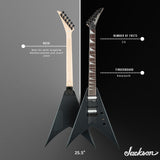 Jackson JS Series King V JS32T Gloss Black Electric Guitar with Gig Bag Bundle