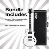 ESP LTD EC 256 Eclipse Snow White Electric Guitar with ESP Guitar Form Fit Case