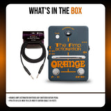 Orange Amplifiers Detonator Buffered ABY Switcher Guitar Pedal with Cable Bundle