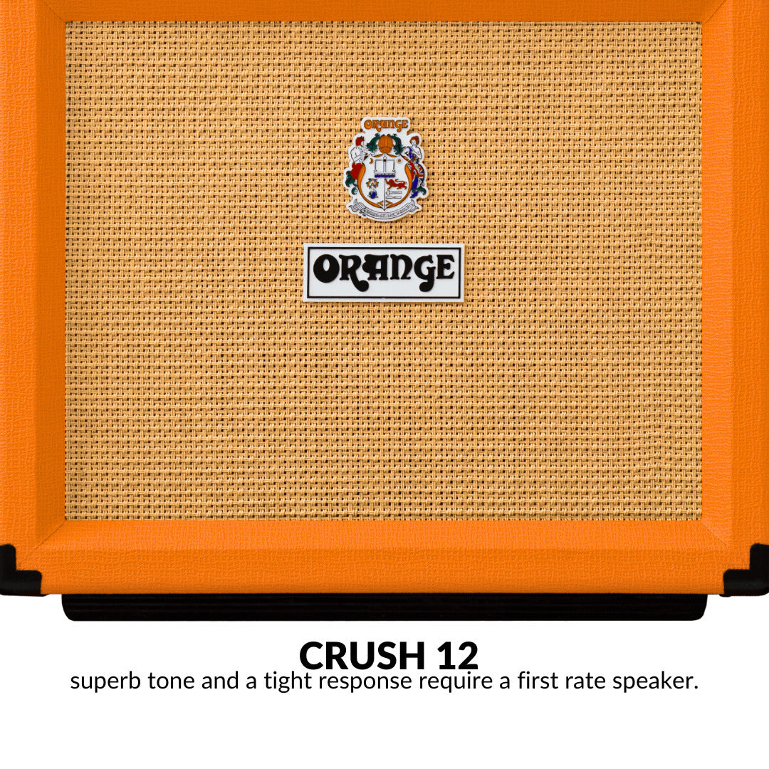 Orange Amplifiers Crush 12W Analogue Combo Amp with TS Guitar Cable Bundle