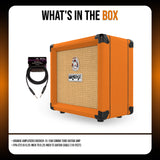 Orange Amplifiers Crush 12W Analogue Combo Amp with TS Guitar Cable Bundle