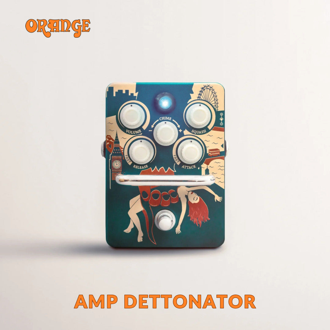 Orange Amps Kongpressor Optical Class A Compressor Guitar Pedal Bundle