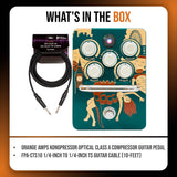 Orange Amps Kongpressor Optical Class A Compressor Guitar Pedal Bundle