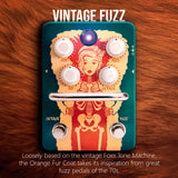 Orange Amps Octave Vintage Fuzz Pedal Bundle with 10ft Guitar Cable (2 Items)