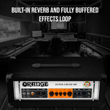Orange Amps Super Crush 100W Amp Head (Black) with 10ft Guitar Cable (2 Items)