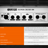Orange Amps Super Crush 100W Amp Head (Black) with 10ft Guitar Cable (2 Items)