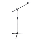 Hercules Stands EZ Clutch Tripod Base Black Microphone Stand with 2 In 1 Boom