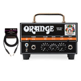 Orange Amplifiers Micro Dark Terror 20 Watt Tube Preamp Hybrid Amp Head Bundle
