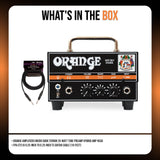 Orange Amplifiers Micro Dark Terror 20 Watt Tube Preamp Hybrid Amp Head Bundle