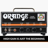 Orange Dark Terror 15W Compact Tube Amp with Guitar Cable Cable (2 Items)
