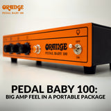 Orange Pedal Baby 100 Guitar Amplifier Bundle with 10ft Guitar Cable (2 Items)