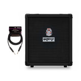 Orange Crush Bass 25 Combo Black Amplifier with 10ft Guitar Cable (2 Items)