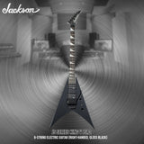 Jackson JS Series King V JSR2 6 String Gloss Black Electric Guitar Bundle