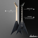 Jackson JS Series King V JSR2 6 String Gloss Black Electric Guitar Bundle