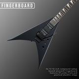 Jackson JS Series King V JSR2 6 String Gloss Black Electric Guitar Bundle
