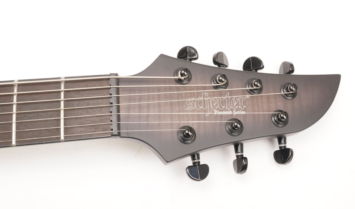 Schecter KM-7 MK-III Keith Merrow Legacy Electric Guitar (Transparent Black Burst) (Used)