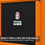 Orange OBC112 400W Bass Speaker Cabinet Bundle with 3ft Speaker Cable (2 Items)