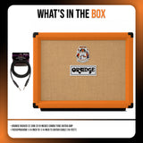 Orange Rocker 32 30W Combo Tube Guitar Amp with 10ft Guitar Cable (2 Items)