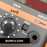 Orange Amps Crush Bass 100 1 x 15 Inch 100W Orange Combo Amp with Cable Bundle
