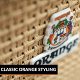 Orange Amps Crush Mini Analog Guitar Amplifier (3W) with 10 ft Instrument Cable