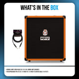Orange Amps Crush Bass 50 1x12 in Combo Amp (Orange) with 10 ft Instrument Cable