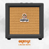 Orange Amps Crush Mini Micro Amplifier (Black) with 10 ft Instrument Cable