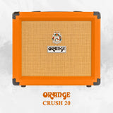 Orange Amps Crush 20 Analogue Combo Amplifier, 20W with 10 ft Instrument Cable