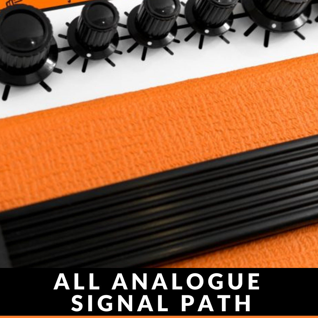 Orange Amps Crush 20 Analogue Combo Amplifier, 20W with 10 ft Instrument Cable