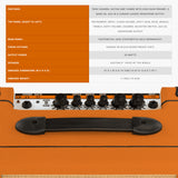 Orange Amps Crush 20 Analogue Combo Amplifier, 20W with 10 ft Instrument Cable