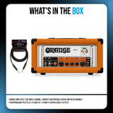 Orange Amps OR15 15W Single Channel Orange Guitar Amp Head and TS Cable Bundle