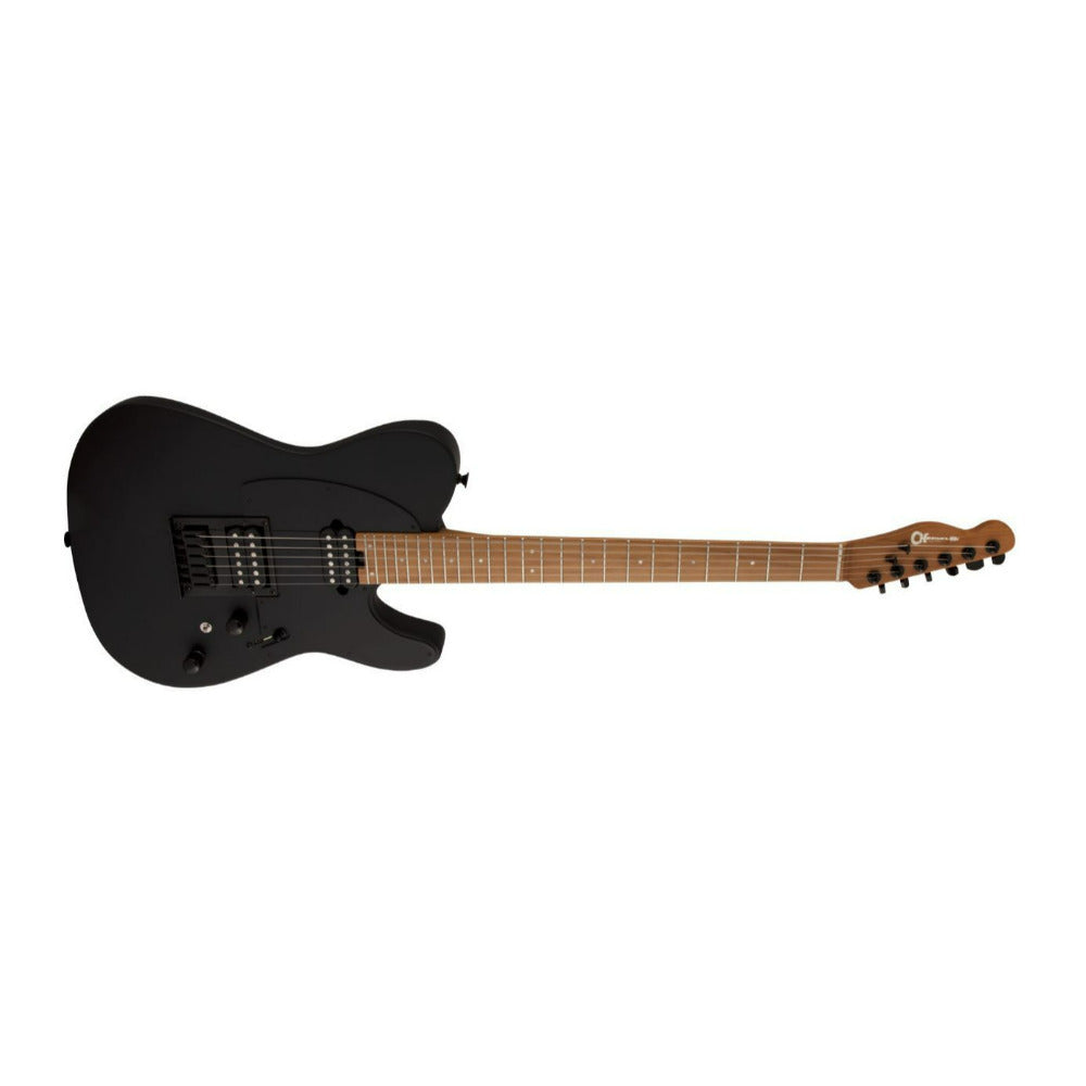 Charvel Pro Mod So Cal Style 2 24 HH HT CM 6 String Satin Black Electric Guitar
