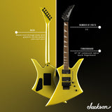Jackson X Series Kelly KEX Lime Green Metallic Guitar and Black Gig Bag Bundle