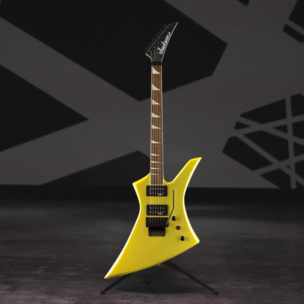 Jackson X Series Kelly KEX Lime Green Metallic Guitar and Black Gig Bag Bundle